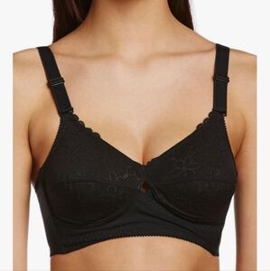 BERLEI | Women's Black Wireless Classic Floral Bra